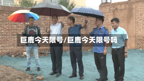 巨鹿今天限号/巨鹿今天限号吗-第2张图片