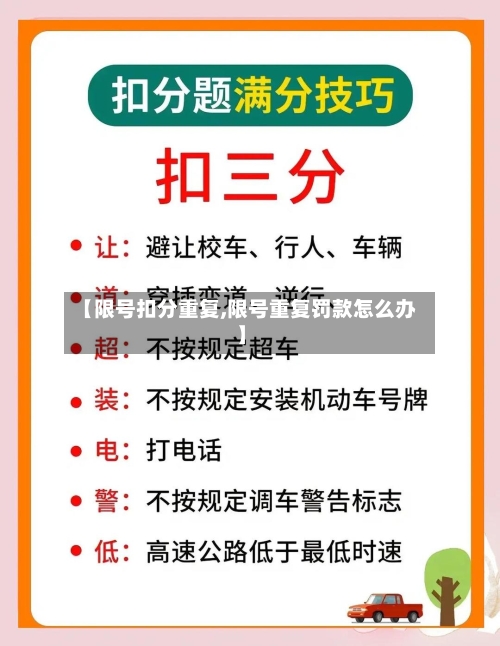 【限号扣分重复,限号重复罚款怎么办】