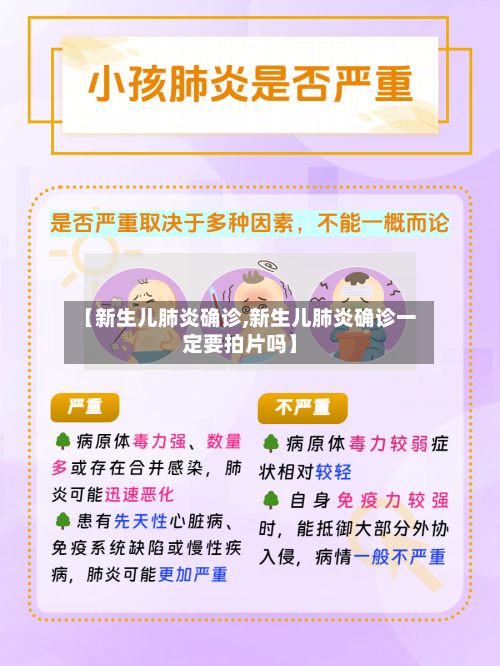 【新生儿肺炎确诊,新生儿肺炎确诊一定要拍片吗】-第1张图片