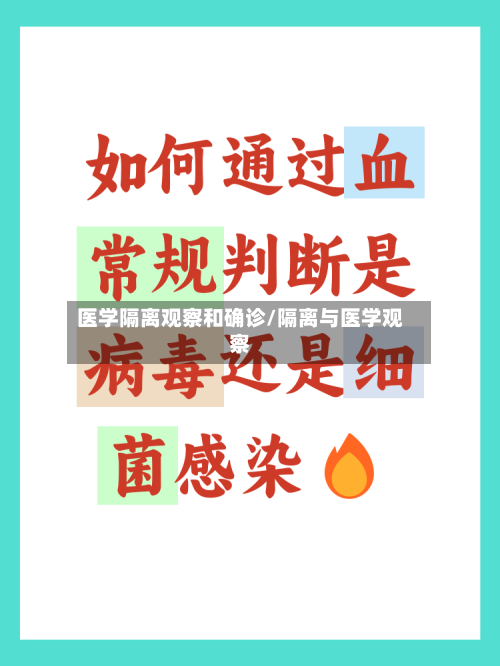 医学隔离观察和确诊/隔离与医学观察-第3张图片