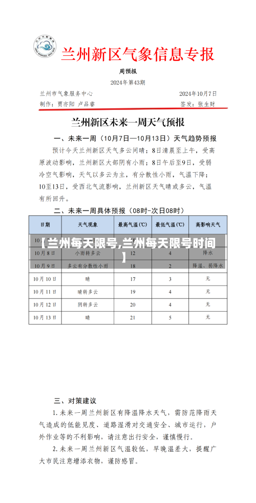 【兰州每天限号,兰州每天限号时间】-第3张图片