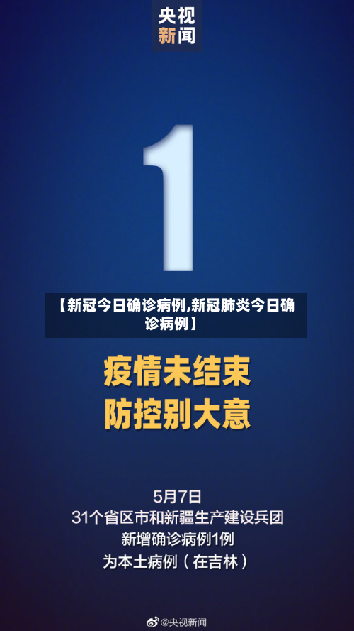【新冠今日确诊病例,新冠肺炎今日确诊病例】-第2张图片