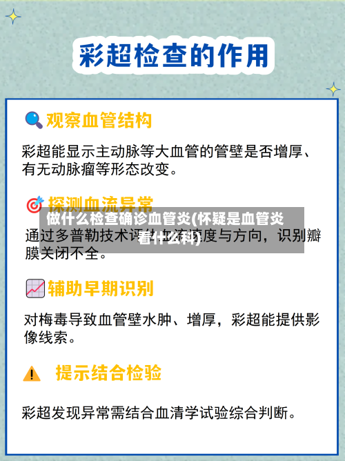 做什么检查确诊血管炎(怀疑是血管炎看什么科)