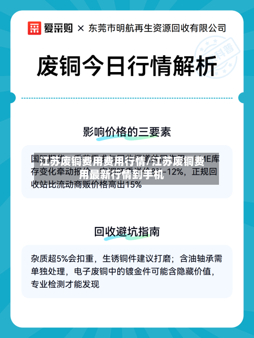 江苏废铜费用费用行情/江苏废铜费用最新行情到手机