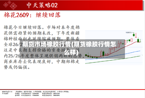 期货市场橡胶行情(期货橡胶行情怎么样)