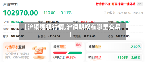 【沪铜期权行情,沪铜期权在哪里交易】-第3张图片