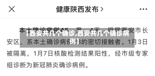 【西安共几个确诊,西安共几个确诊病例】-第3张图片
